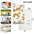 thumbnail image 2 of Cute Tigers Hand Towel Cotton Bath Towel Large Face Towels Absorbent for Bathroom Home Hotel, 2 of 7