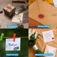 thumbnail image 5 of Unique Bargains Wax Seal Stickers, 25 Pcs Embossed Self Adhesive Good Luck Sticker, Gold Tone, 5 of 5