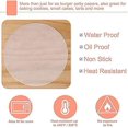 thumbnail image 3 of Burgerpapier, Rund Pergament Papier, Antihaftpapier Zuschnitte Fr Perfekte Hamburger, Cheeseburger, Patties - Wachspapier Antihaftpapier Backpapier Gr, 3 of 5