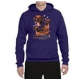 thumbnail image 2 of If It's Not a Dachshund It's Just a Dog Gift | Mens Dog Lover Hooded Sweatshirt Graphic Hoodie, Purple, Large, 2 of 3