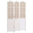 thumbnail image 2 of vidaXL 3/4/5/6-Panel Room Divider Fabric Privacy Screen Partition Gray/Brown, 2 of 3