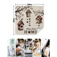 thumbnail image 4 of Sweet Home Cloth Napkins Set of 8 Reusable Dinner Napkins, Western Stars Bird Houses Farmhouse Retro Cocktail Napkin Washable Table Napkins for Wedding/Holiday Party/Baby Shower 20"x20", 4 of 7