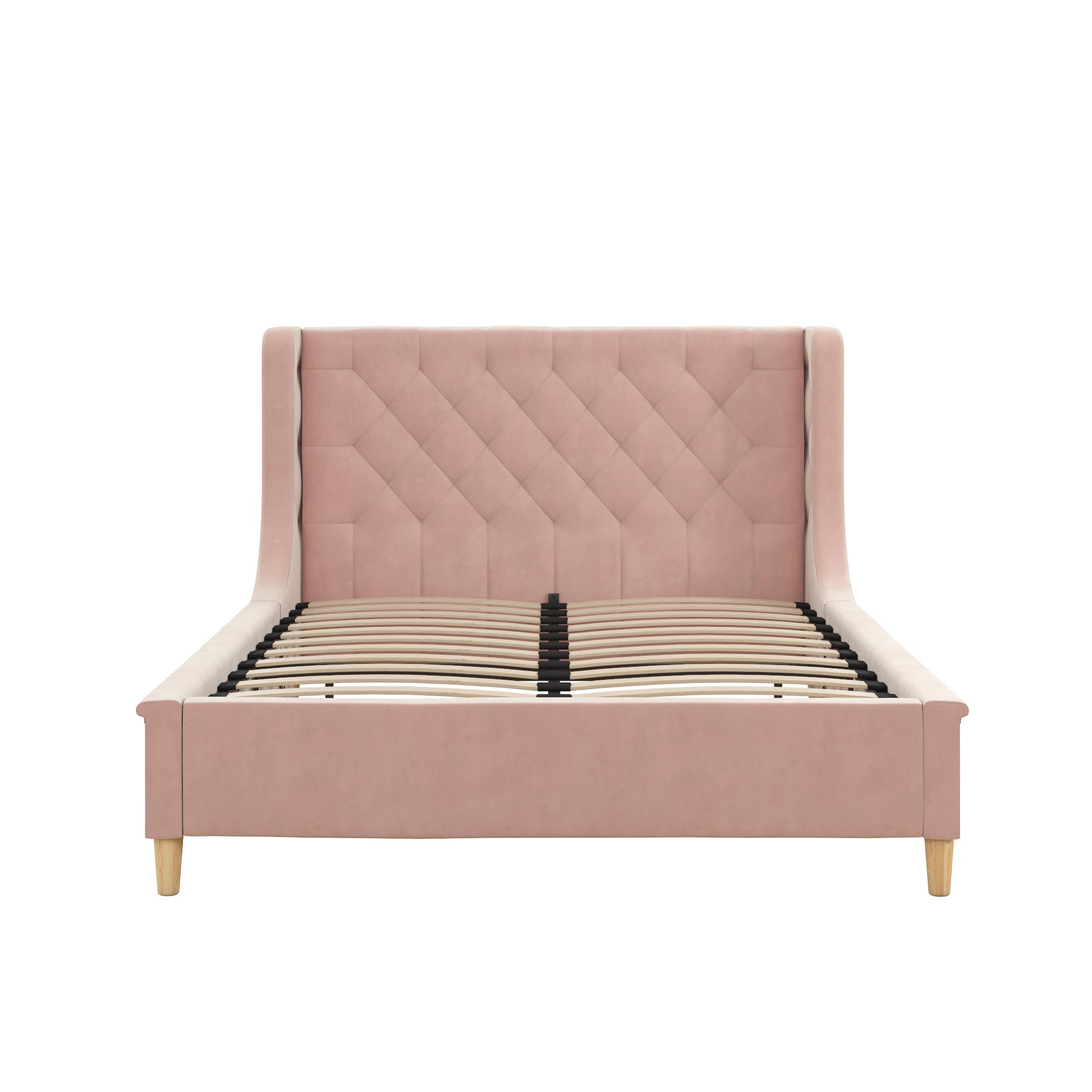 Little Seeds Monarch Hill Ambrosia Kids' Full Upholstered Bed, Pink Velvet - image 4 of 17