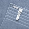 thumbnail image 4 of Modern Threads Juego de Toallas Teñidas de 6 Piezas, con Diseño de Vides Orgánicas, Color Azul, 4 of 6