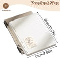 thumbnail image 3 of LYINGF B5 Transparent Cover English Loose Notebook,Telescoping Binder Notebook,B5 Spiral Ring Notepaper Refillable Double Line English Writing Journal Detachable Ring Lined Paper Notebook ﻿, 3 of 7