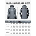 thumbnail image 3 of CAMEL Women's Athletic Jakcet Coats Lightweight Waterproof Fashion Outerwear Jackets  Outdoor Casual Sportswear Black, 3 of 11