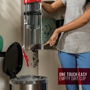 Dirt Devil Bagless Upright Vacuum, Endura Lite Compact, Powerful Pick-ups, Multisurface, with CleanPath Technology, Extension Wand, Crevice Tool & Dusting Brush, and Easy Empty Dirt Cup, UD20121, Red