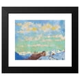 thumbnail image 2 of Giovanni Giacometti 23x20 Black Modern Framed Museum Art Print Titled - View from Stampa Towards Italy (1924), 2 of 5