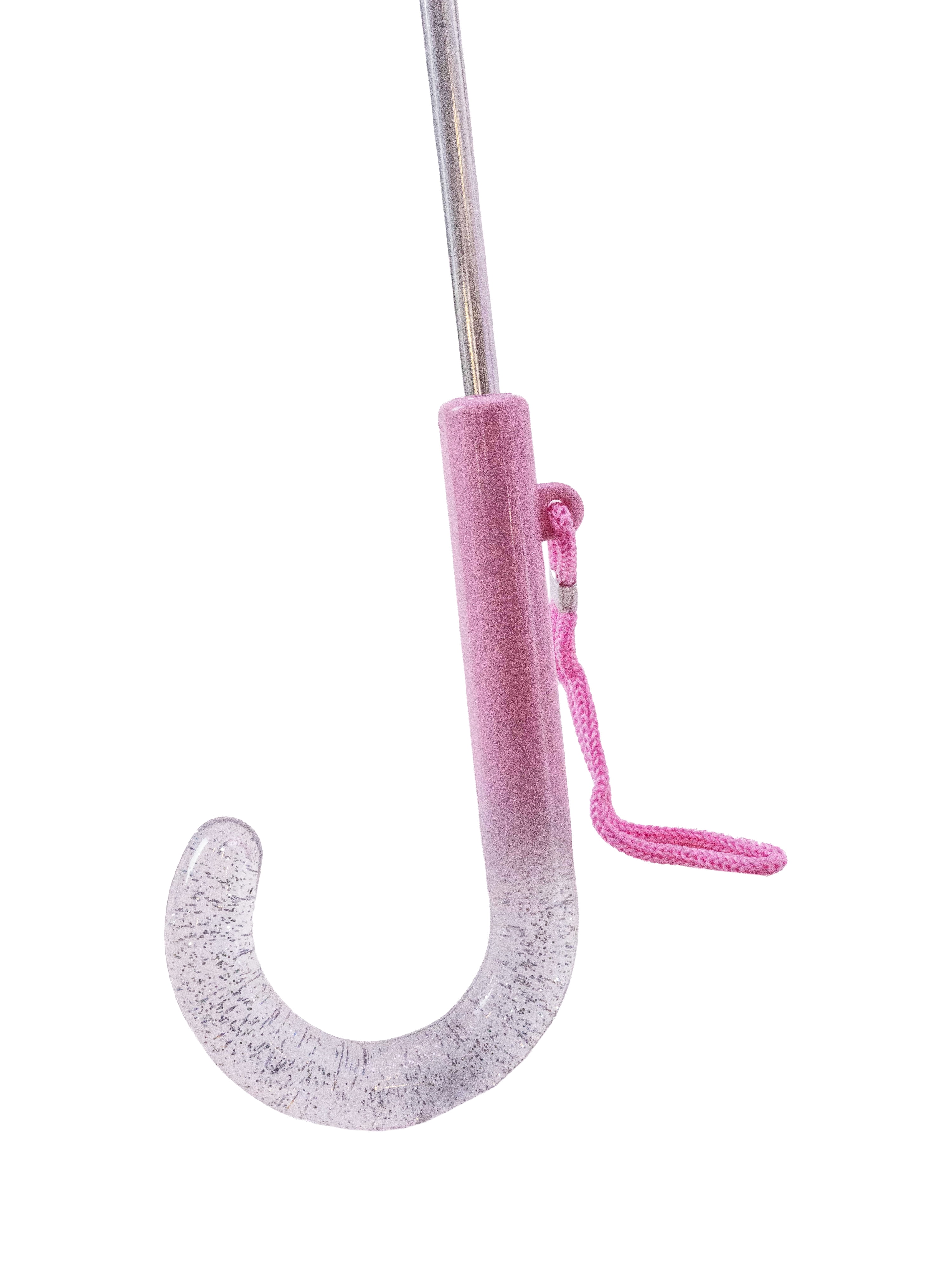Justice Girl's Umbrella, Pink Shakey Sequins