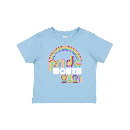 

Inktastic Pride Month 2021 Rainbow Retro Look Gift Baby Boy or Baby Girl T-Shirt