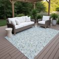 thumbnail image 3 of Addison Rugs Chantille Indoor/Outdoor Transitional Modern Sky Machine Washable Rectangle Rug, 9' x 12', 3 of 10