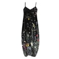 thumbnail image 4 of Robe Grande Taille pour Femmes Boho Sans Manches Longues Maxi Robes d'Été Robe de Plage Décontractée, 4 of 4