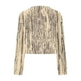 thumbnail image 3 of Oplxuo Women Crewneck Crop Sweatshirts Oversized Sweatshirt Trendy Long Sleeve Pullover Irregular Hem Jumper Tops, 3 of 4