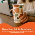 thumbnail image 4 of Compostable Printed Hot & Cold Cups- 16oz, Without Lids, 50 count, 4 of 7