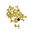 thumbnail image 4 of 20Pcs Blank 12mm Round Bezel Glue Base Cup Cuff Links DIY Cufflink Golden, 4 of 9