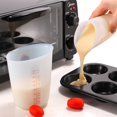 thumbnail image 3 of ENJOYW 250/500ml Double Scale Half Transparent Silicone Measurig Cup Soft Baking Tool Measuring Cup, 3 of 7