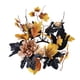 thumbnail image 1 of 万圣节丰收节黑色烛台花环装饰仿真花桌台花圈摆件 香槟花款(不含蜡烛 仅花环), 1 of 7