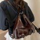 thumbnail image 5 of Bolso de hombro para mujer mochila casual de bolsillo para viajar con el trabajo de trabajo citas Caqui, 5 of 10