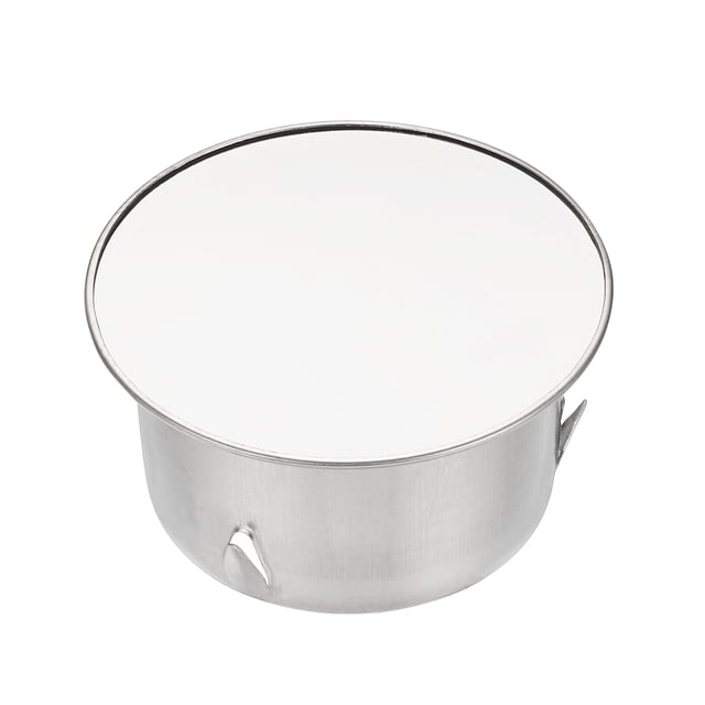 Tapa de Agujero de Chimenea Uxcell, 75mm(3 Pulgadas) Ajustable en Tensión para Tubería de Estufa, Tono Plateado
