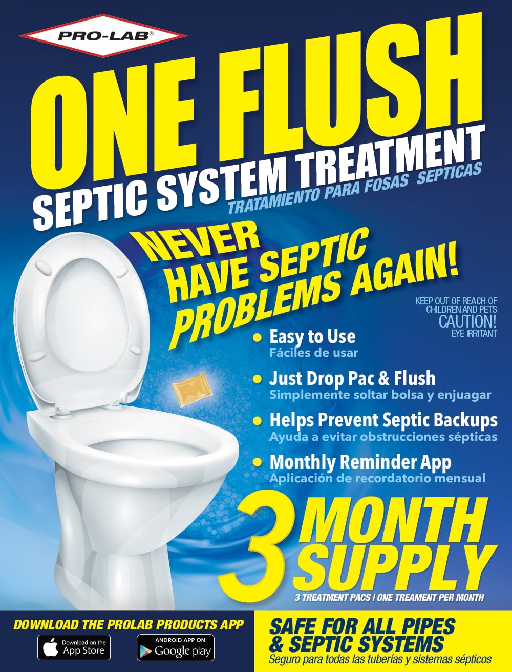 PRO-LAB One Flush Septic Treatment