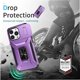 thumbnail image 3 of Funda para GANGXUN iPhone 13 Pro Max - Soporte metálico, Función magnética, Morado, 3 of 5