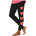 thumbnail image 2 of lcziwo Sales Today Clearance Prime Only, Womens Compression Athletic Yoga Pants Fashion Graphic Print Leggings Casual Stretch High Waisted Workout Legging Pant for Gym Running Black XXL, 2 of 5
