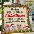 thumbnail image 1 of Cat Blanket, The Best Way To Spread Christmas Cheer Is Singing Fleece Blanket -, 1 of 4