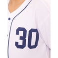 thumbnail image 3 of Sandlot Boys Short Sleeve Button Up Graphic Baseball Jersey, Sizes 4-18, 3 of 7