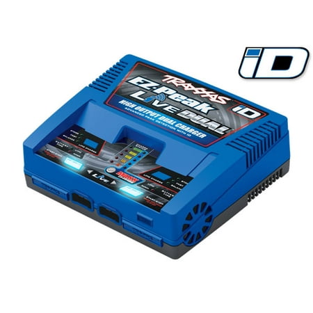 Charger, EZ-Peak Live Dual, 200W, NiMH/LiPo with iD Auto Battery