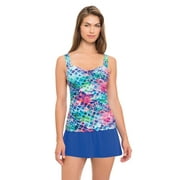 Profile by Gottex Song Bird Underwire Tankini Top E851-1D18/E851-1E18-080 32E / Multi