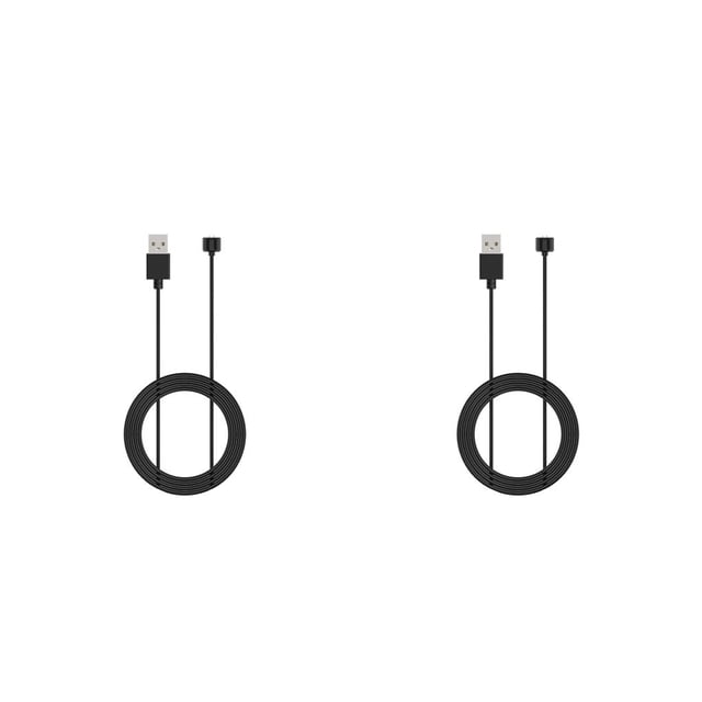 Methold Cable de carga de plástico para reloj inteligente, protección contra sobrecarga portátil, interfaz USB reutilizable, reemplazo del Type3 NO3