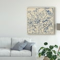 thumbnail image 3 of Trademark Fine Art 'Indigo Floral Sketch II' Canvas Art by Megan Meagher, 3 of 4