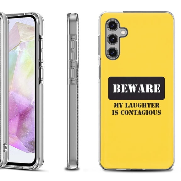 OneToughShield ® Shockproof Phone Case Compatible with Samsung Galaxy A35 5G - Laughter