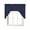 Blue, variant on Solid Brown Kitchen Curtains Set for Windows 3 Piece Cafe Curtains 24 Inch Length Swag Curtains Valances and Tier Set Vintage Minimalism Abstract Denim Pattern Drapes for Bedroom Bathroom Living Room