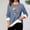 Navy, variant on Women's Wool Long Sleeve Round Neck Winter Printed Lamb Fleece Warm Base Top for Fall