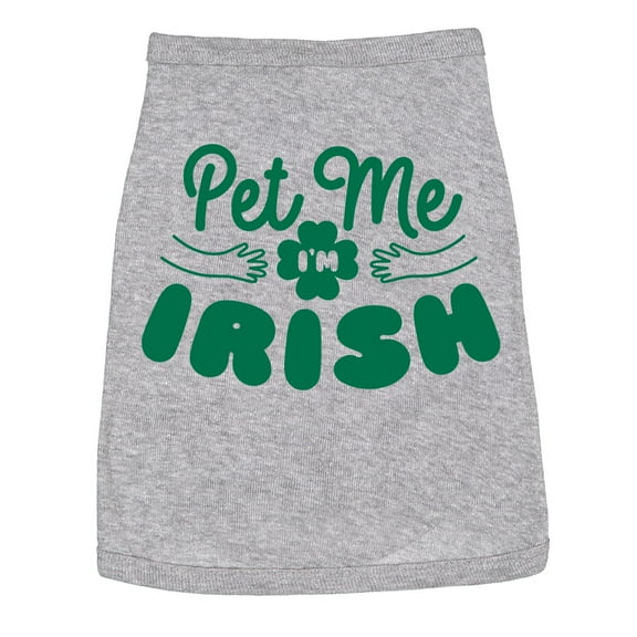 Dog Shirt Pet Me Im Green Funny Saint Patricks Day T Shirt Clothes for Pet Puppy