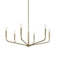 thumbnail image 2 of 52718CPZ Kichler Lighting Madden - 6 Light Chandelier-17.5 Inches Tall and 32 Inches Wide-Champagne Bronze Finish, 2 of 6