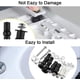 thumbnail image 4 of Kit de reparación de inodoro universal, tornillos de asiento de inodoro de acero inoxidable duraderos, piezas de repuesto para la mayoría de las fijaciones de bisagras estándar, herramientas de, 4 of 5