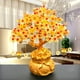 thumbnail image 3 of Estatua de bricolaje con base de árbol del dinero, bonsái de buena suerte, árbol de la suerte, árbol de la riqueza y la fortuna. Bolsa de la suerte de 15 hoyos, 3 of 9