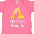 thumbnail image 4 of Inktastic Gigi Loves Me Girls Giraffe Granddaughter Girls Baby Bodysuit, 4 of 5