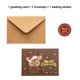 thumbnail image 2 of Navidad Saludo Dibujos animados Impreso Papel Tarjetas Sobres Sobres Niños Conjunto Hecho A Mano Ducha De Bebé Invitaciones Accesorios Tipo 1 Inevent HA009713-01, 2 of 6