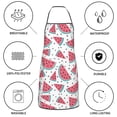 thumbnail image 6 of Pofeuu Watermelon Print Aprons with Pockets, Cute Aprons for Kitchen, Cooking, Server, Barber, Chef Apron, 6 of 7