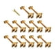 thumbnail image 2 of Conectores de fijación para muebles, accesorios con llave, fijaciones de acero para tableros de mesa 12 piezas, 2 of 9
