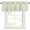 Light Yellow Gray Green, variant on Light Purple Flowers Rod Pocket Curtain Valance, Spring Vintage Flowers Rustic Plants Farmhouse Window Valance for Living Room, Bedroom, Kitchen 42"W x 18"L