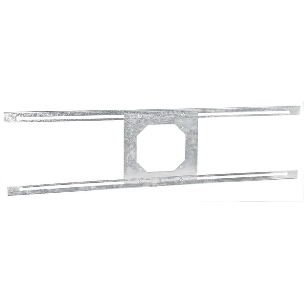1 Pc, 24 In. Ceiling Tile Bridge Slider Bracket, Zinc Plated Steel Used