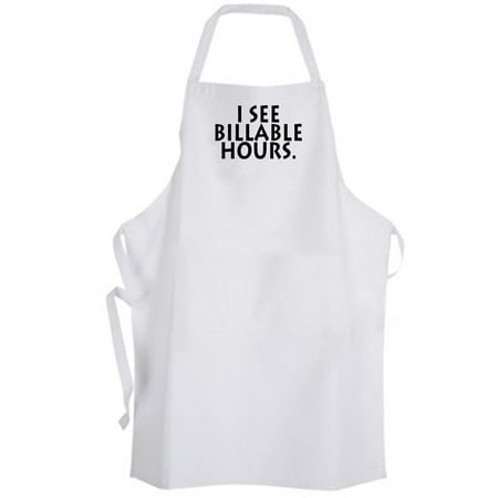

Aprons365 - I See Billable Hours – Apron - Funny Humor Lawyer Law