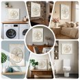 thumbnail image 6 of Ships Next Day Canvas Wall Art 10"x10", Sand Dollar Coastal Wood Framed Canvas Print Painting, Summer Beach Beige Ocean Ready to Hang Small Picture Wall Decor for Home Kitchen Nursery Office, 6 of 9
