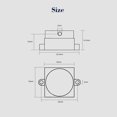 thumbnail image 2 of 5PCS/Lot Metal M12 Lens Mount Holder MTV Lens Holder Support Spacing Bracket CCTV Camera Board Module Screw Adapter Connector, 2 of 5