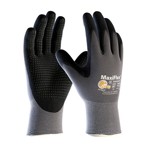 saltet organisere Ren og skær ATG 3 Pack MaxiFlex Endurance 34-844 Seamless Knit Nylon Work Glove with Nitrile Coated Grip on Palm & Fingers, Sizes Small to X-Large (Large), Black and gray (34-844 - LARGE - 3/PACK) - Walmart.com saltet organisere Ren og skær ATG 3 Pack MaxiFlex Endurance 34-844 Seamless Knit Nylon Work Glove with Nitrile Coated Grip on Palm & Fingers, Sizes Small to X-Large (Large), Black and gray (34-844 - LARGE - 3/PACK) - Walmart.com