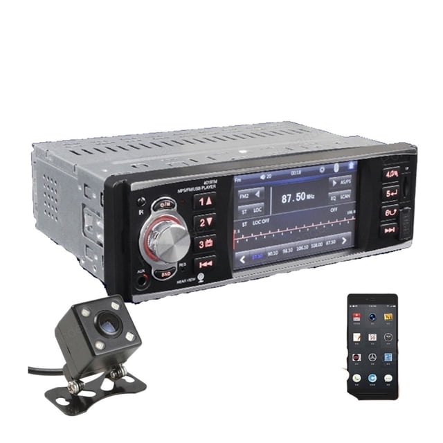 Car Radio 4 Inch HD USB / SD /FM Stereo Bluetooth MP5 Player With Rear Camera Phone Screen ,Easy to Install